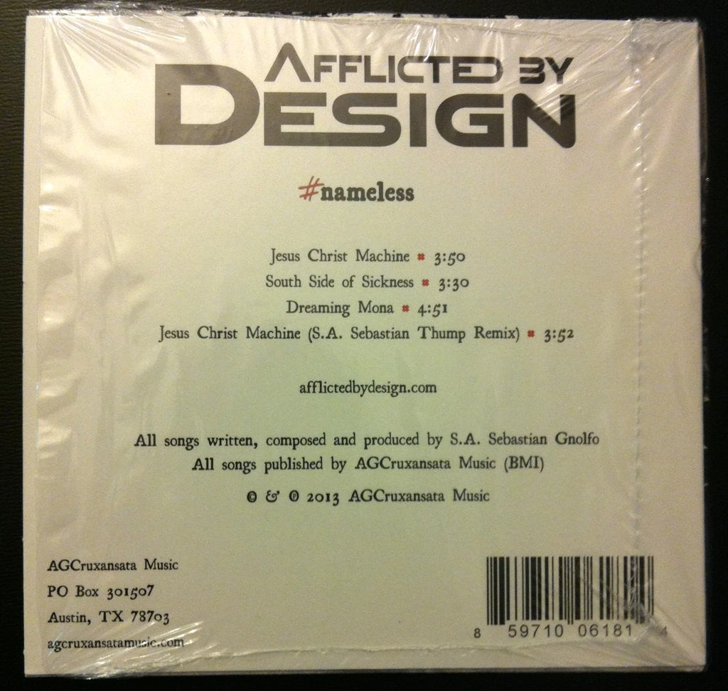 #nameless - Afflicted By Design - CD Bands/Music 5 #nameless - Afflicted By Design - CD Bands/Music