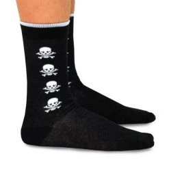 TeeHee Gift Ideas Skulls And Stripes Unisex Socks
