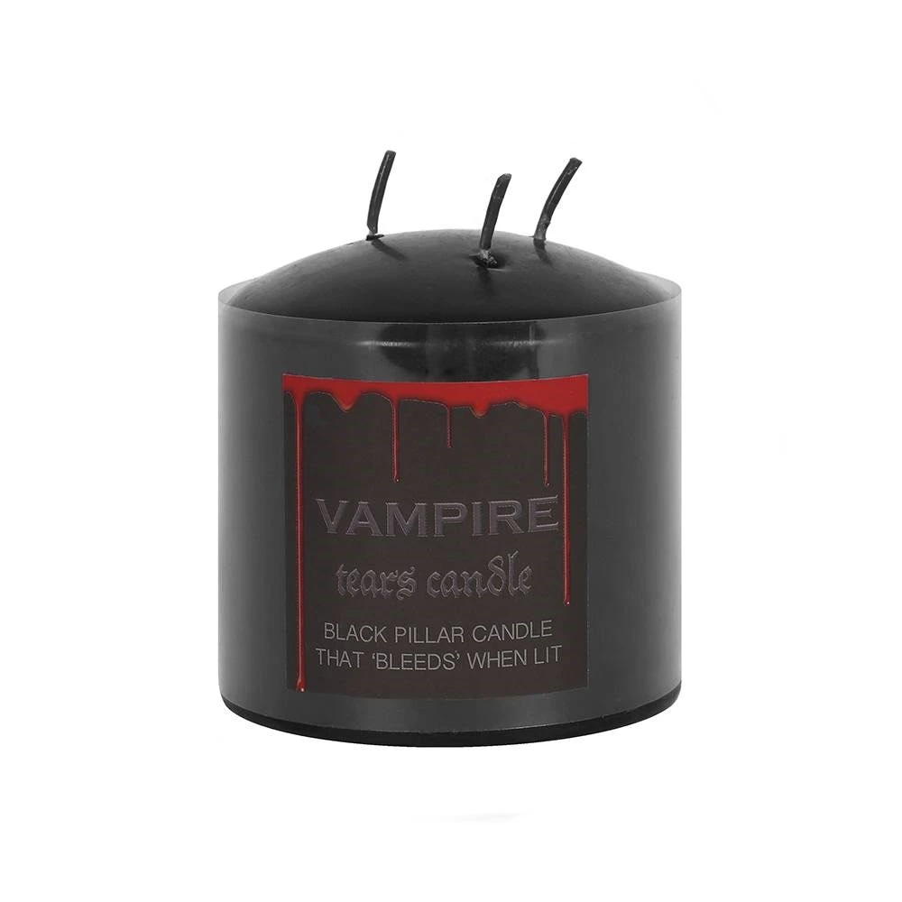 Gothic Gifts Gift Ideas 7.5cm Vampire Tears Pillar Candle 3 Gothic Gifts Gift Ideas 7.5cm Vampire Tears Pillar Candle