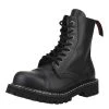 Angry Itch 8-Hole - Black Leather Boots
