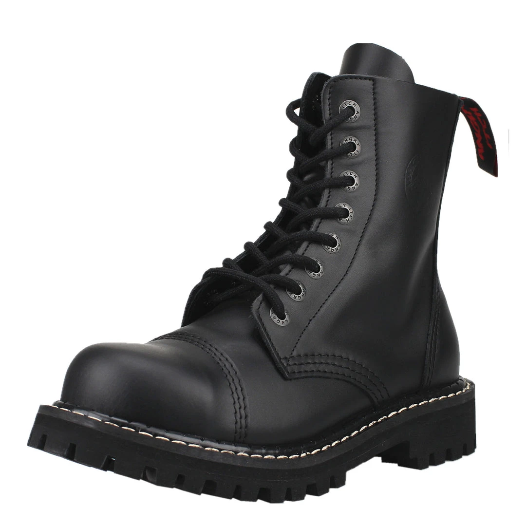 Angry Itch 8-Hole - Black Leather Boots 3 Angry Itch 8-Hole - Black Leather Boots
