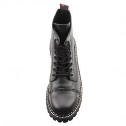Angry Itch 8-Hole - Black Leather Boots 15 Angry Itch 8-Hole - Black Leather Boots