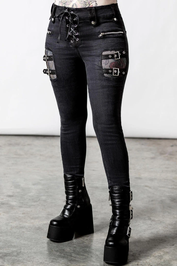 Killstar Azazel Washed Jeans 3 Killstar Azazel Washed Jeans