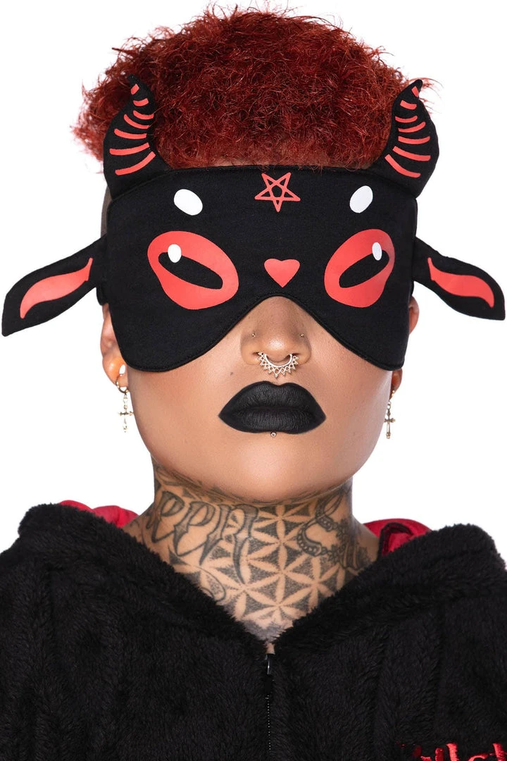 Killstar Baphomet Sleep Mask 3 Killstar Baphomet Sleep Mask