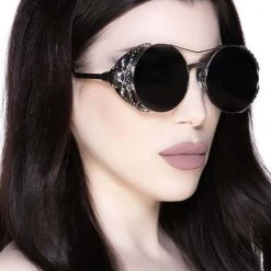 Killstar Baphomet Sunglasses (Silver)