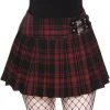 Killstar Bat Girl Skirt [TARTAN]