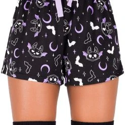 Killstar Batty Sleep Shorts Women's Stuff
