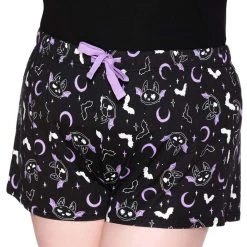 Killstar Batty Sleep Shorts Women's Stuff 8 Killstar Batty Sleep Shorts Women's Stuff