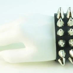 Funk Plus UK77 3-Row Large Conehead Wristband 11 Funk Plus UK77 3-Row Large Conehead Wristband