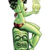 Poster Pop BigToe Green Goddess Sticker 2 Poster Pop BigToe Green Goddess Sticker