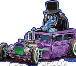 Poster Pop Gift Ideas Ben Von Strawn Drag After Midnite Sticker