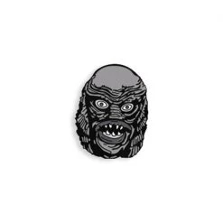 Yesterdays The Creature Black & White Maniac Monsters Enamel Pin