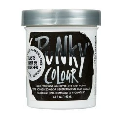 Punky Colour, Semi-Permanent Conditioning Hair Color, Ebony, 3.5 Fl Oz Hair And Makeup