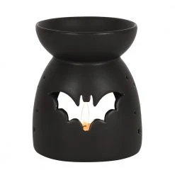 Gothic Gifts Gift Ideas Black Bat Cut Out Oil Burner