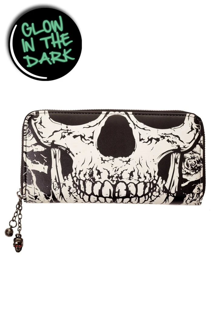 Banned Black Skull Face Wallet 3 Banned Black Skull Face Wallet