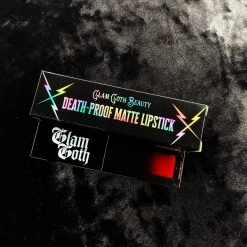 Glam Goth Beauty Bloodrose - Blood Red Matte Lipstick Hair And Makeup