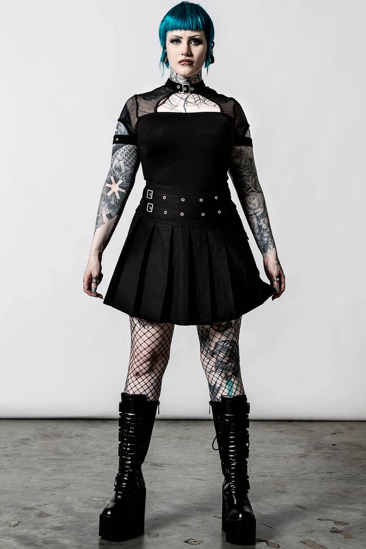 Killstar Captive Spirit Mini Skirt Women's Stuff 3 Killstar Captive Spirit Mini Skirt Women's Stuff