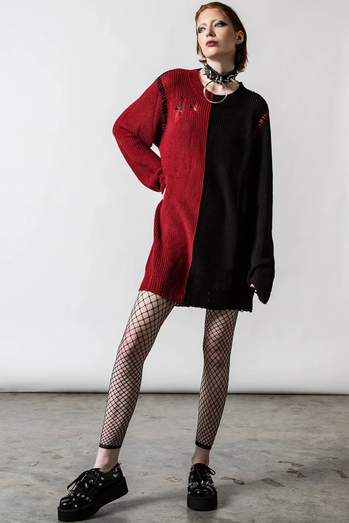 Killstar Cardinal Knit Sweater Men's Stuff 4 Killstar Cardinal Knit Sweater Men's Stuff