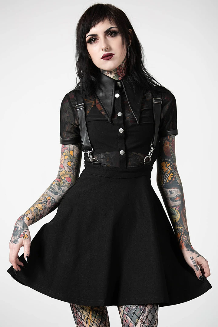 Killstar Women's Stuff Cosmic Katy Suspender Dress 5 Killstar Women's Stuff Cosmic Katy Suspender Dress