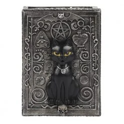 Gothic Gifts Gothic Black Cat Resin Storage Box Gift Ideas