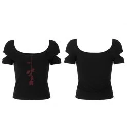 Punk Rave Women's Stuff Bramble Roses T-Shirt 21 Punk Rave Women's Stuff Bramble Roses T-Shirt