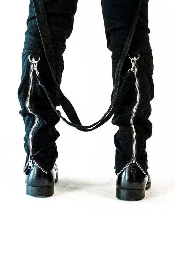 Lip Service Men's Stuff Cross Strap Stretch Jeans 5 Lip Service Men's Stuff Cross Strap Stretch Jeans