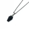 Mysticum Luna Jewelry Crypt Coffin Necklace