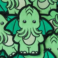 LuxCups Creative Fuzzy Cute-thulhu Patch Patches 9 LuxCups Creative Fuzzy Cute-thulhu Patch Patches
