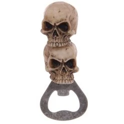 Gothic Gifts Double Skull Bottle Opener Gift Ideas