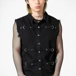 Killstar Ervin Button-Up Vest Men's Stuff