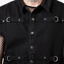 Killstar Ervin Button-Up Vest Men's Stuff 15 Killstar Ervin Button-Up Vest Men's Stuff