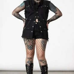 Killstar Ervin Button-Up Vest Men's Stuff 20 Killstar Ervin Button-Up Vest Men's Stuff