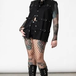 Killstar Ervin Button-Up Vest Men's Stuff 18 Killstar Ervin Button-Up Vest Men's Stuff