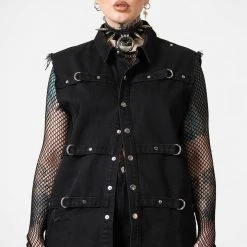 Killstar Ervin Button-Up Vest Men's Stuff 17 Killstar Ervin Button-Up Vest Men's Stuff