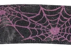 Funk Plus Wristbands And Cuffs Purple Spider Net Denim Bracelet