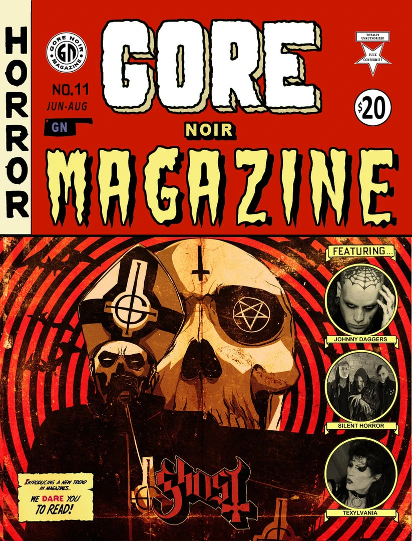 Books Gore Noir Magazine #11- Ltd Edition 3D Ghost Reversible Cover By Daniel Vega 4 Books Gore Noir Magazine #11- Ltd Edition 3D Ghost Reversible Cover By Daniel Vega
