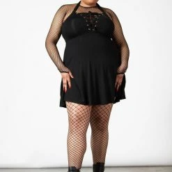 Killstar Gothica Halter Dress Women's Stuff