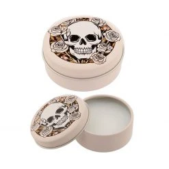 Other Gothic Gifts Skull & Roses Vanilla Lip Balm Tin 5 Other Gothic Gifts Skull & Roses Vanilla Lip Balm Tin