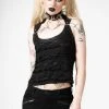 Killstar Women's Stuff Hardy Lace-Up Vest Top 2 Killstar Women's Stuff Hardy Lace-Up Vest Top