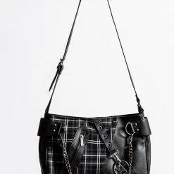 Killstar Harley Chain Bag [ASH TARTAN] Bags & Backpacks