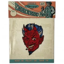 Retro-a-go-go Handsome Devil Embroidered Patch Patches