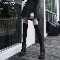 Punk Rave Women's Stuff Hardcore Girl Pleated Skirt