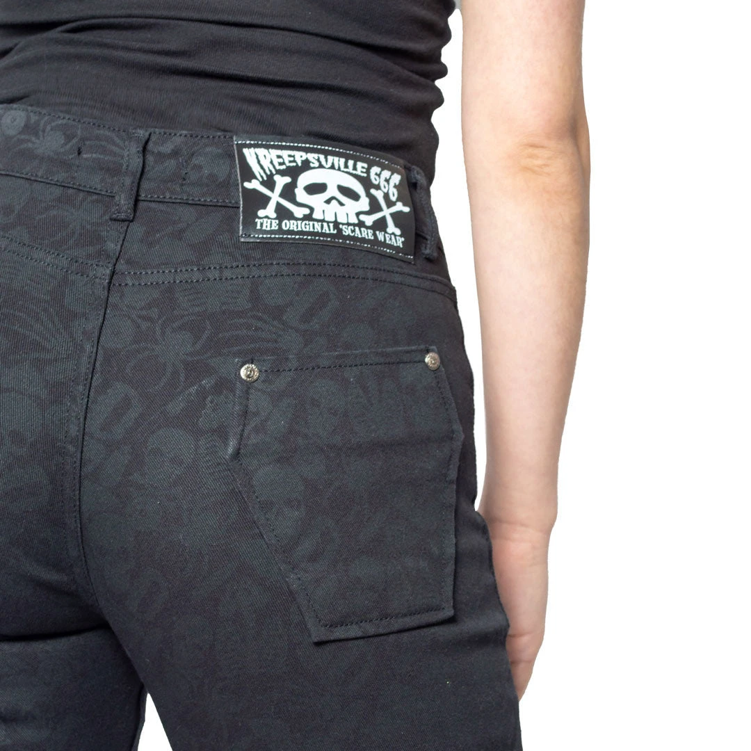 Kreepsville666 Death Repeat Black Skinny Jeans Men's Stuff 7 Kreepsville666 Death Repeat Black Skinny Jeans Men's Stuff