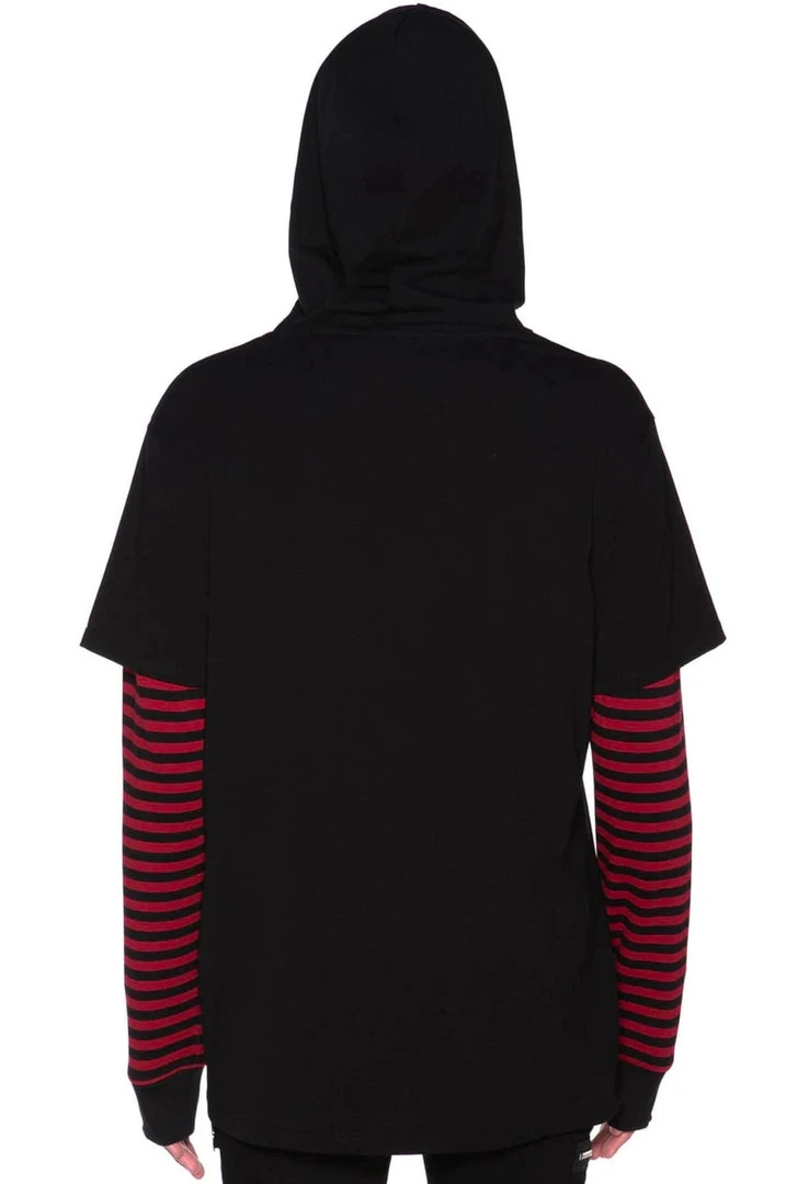 Killstar Jax Hooded Top - Blood Men's Stuff 4 Killstar Jax Hooded Top - Blood Men's Stuff