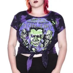 Killstar Kon-Tiki Tie Dye Top Plus Size