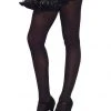 Leg Avenue Nylon Tights - Black 1 Leg Avenue Nylon Tights - Black