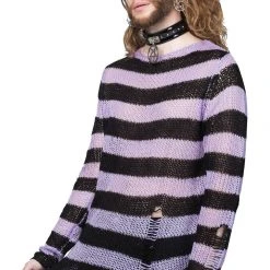 Killstar Lavender Mist Knit Sweater 11 Killstar Lavender Mist Knit Sweater