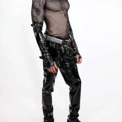 Lip Service Skinny PVC Vinyl Stretch Jeans