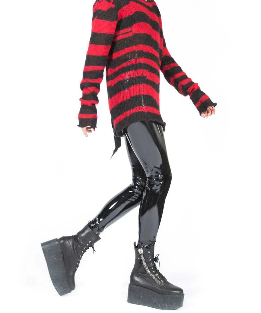 Lip Service Women's Stuff 4-Way Stretch PVC Leggings 7 Lip Service Women's Stuff 4-Way Stretch PVC Leggings