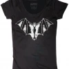 Lucky 13 VAMPY Modal/Cotton Scoop Neck Tee
